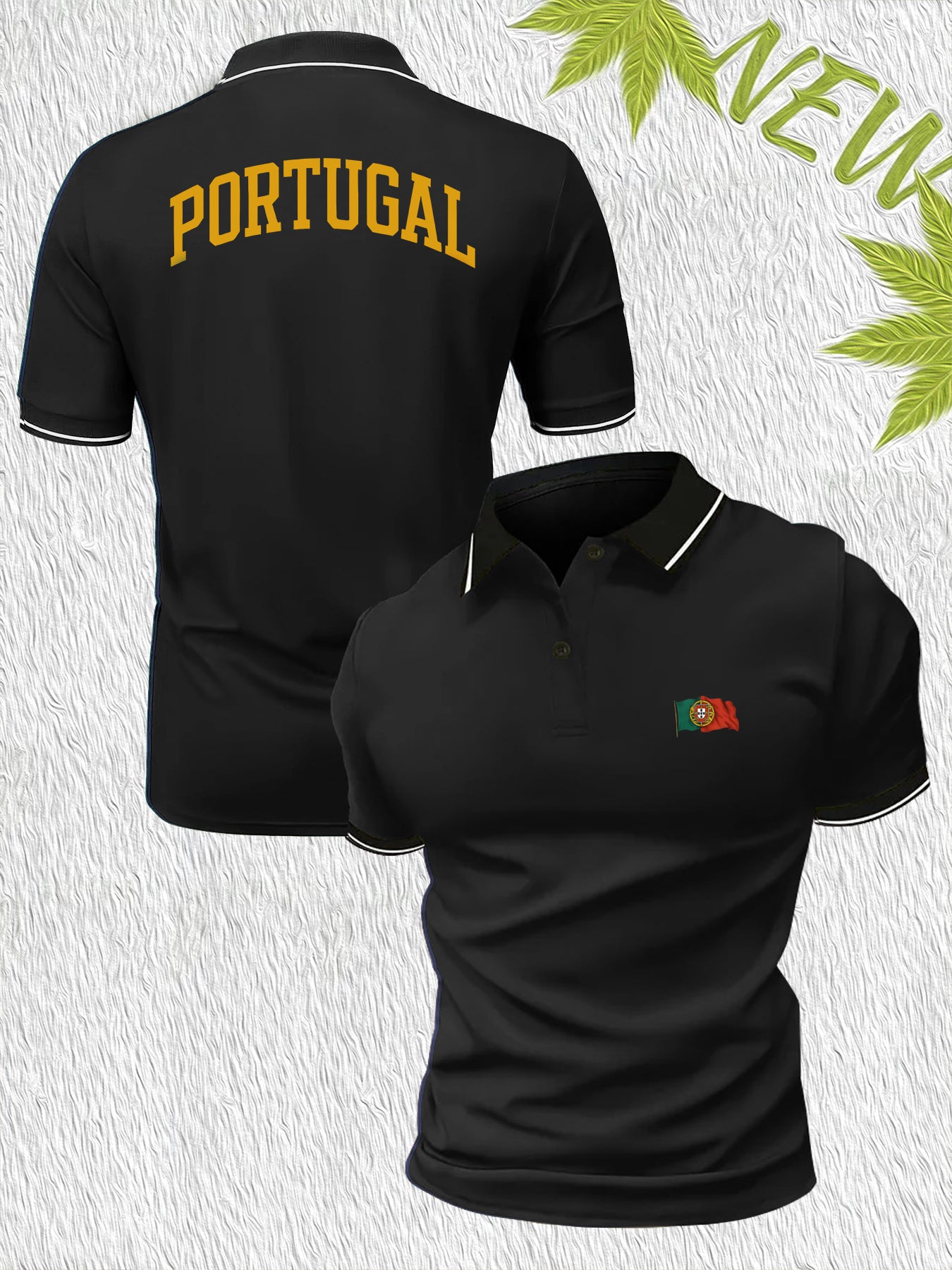 Camisa Portugal Premium Polo Men's Golf Shirt