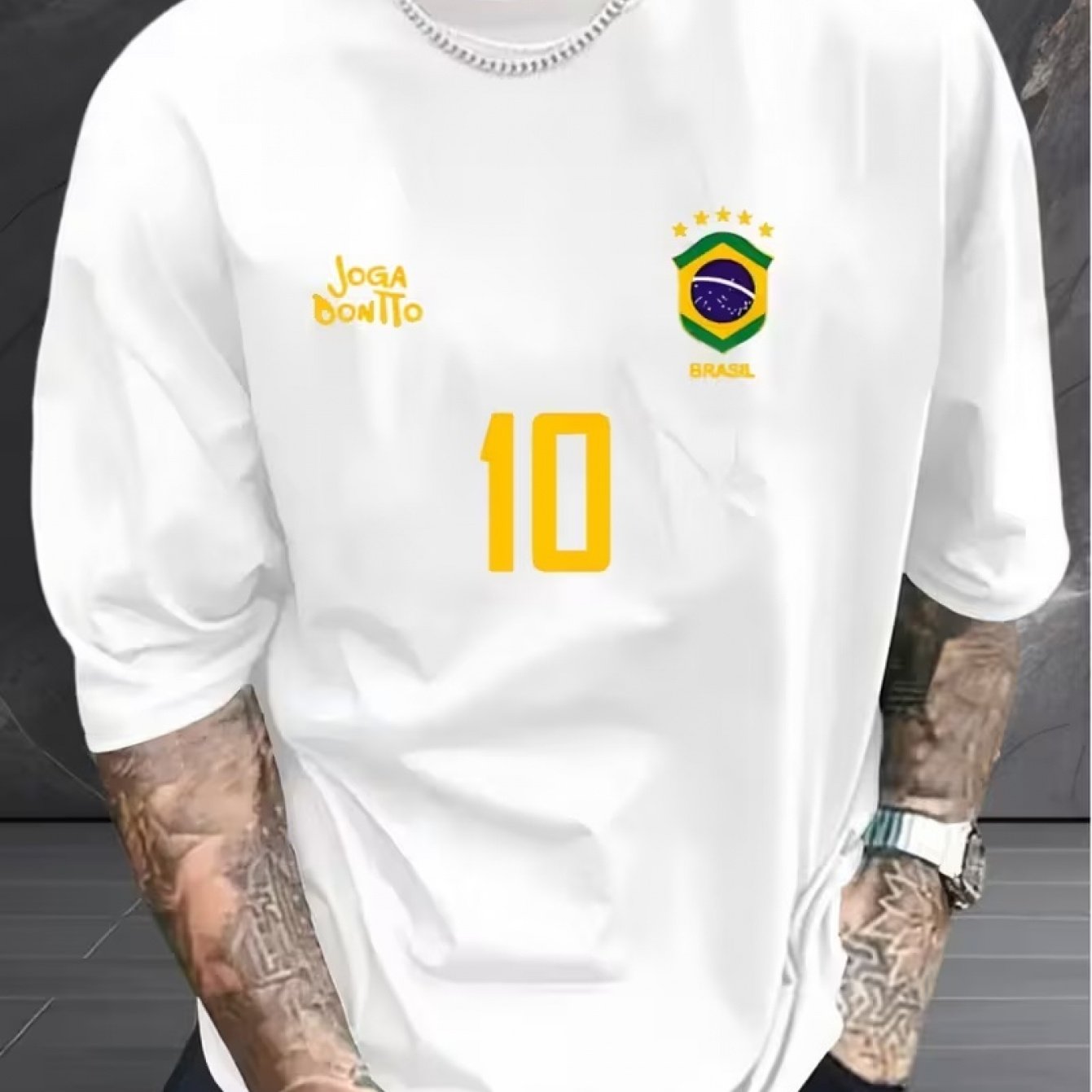Joga Bonito Street Shirt – Premium Fit Camisa 10