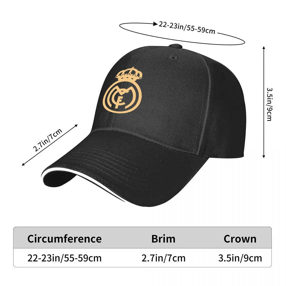 Boné Real Madrid Gold Crown