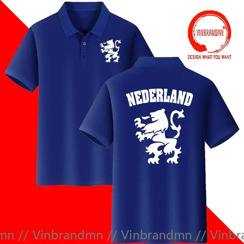 Netherlands Polo Shirt Dutch Lion