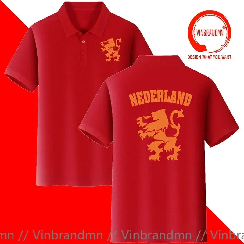 Netherlands Polo Shirt Dutch Lion