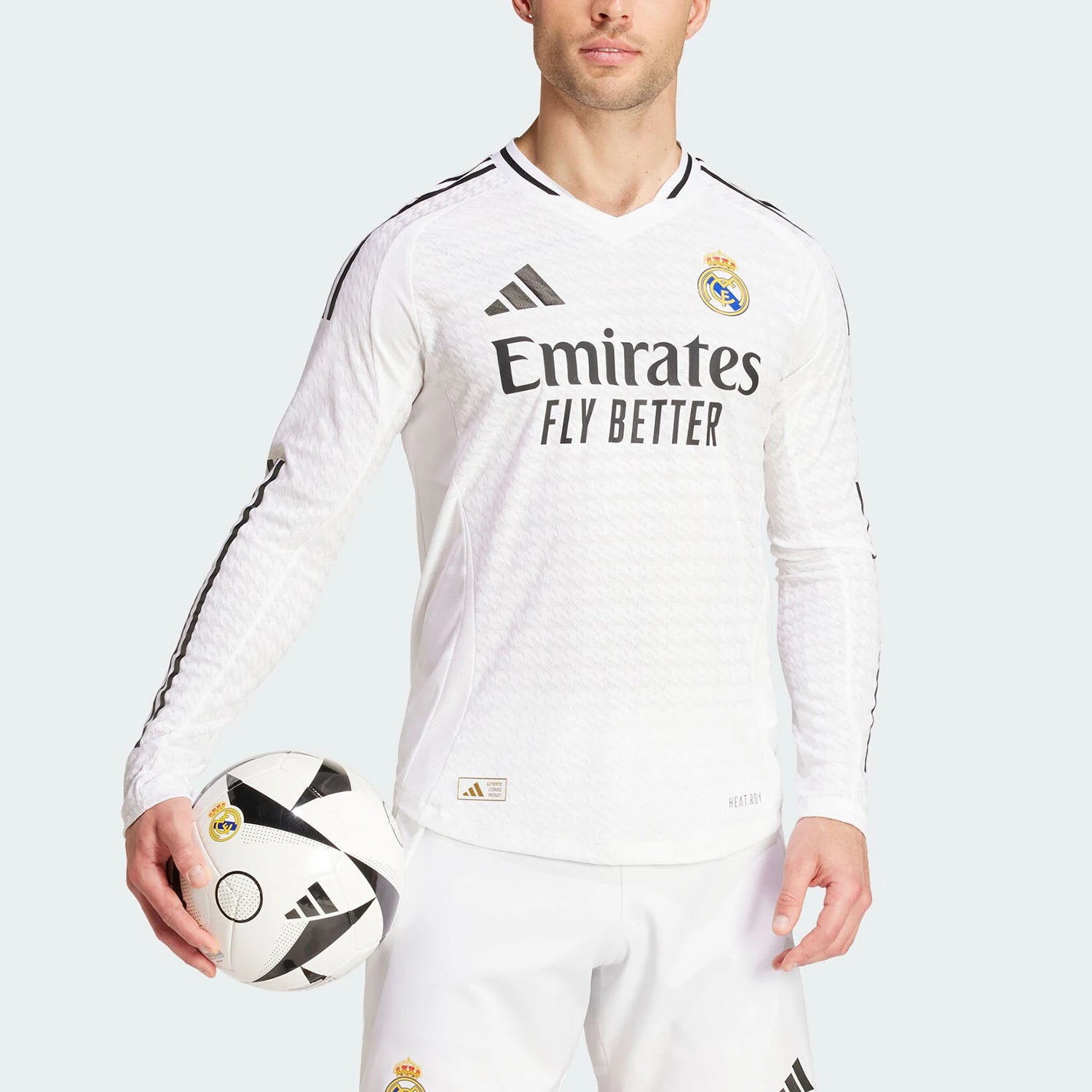 Camisa Real Madrid Player Edition Manga Longa – Adidas Heat.RDY