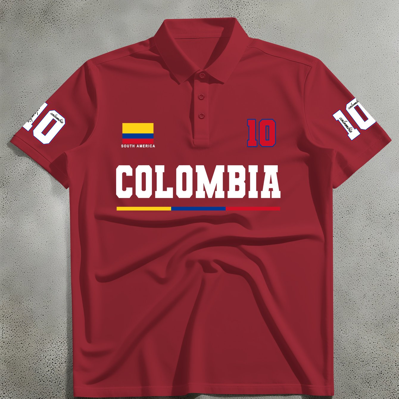 Colombia Retro Polo – Número 10 Edition