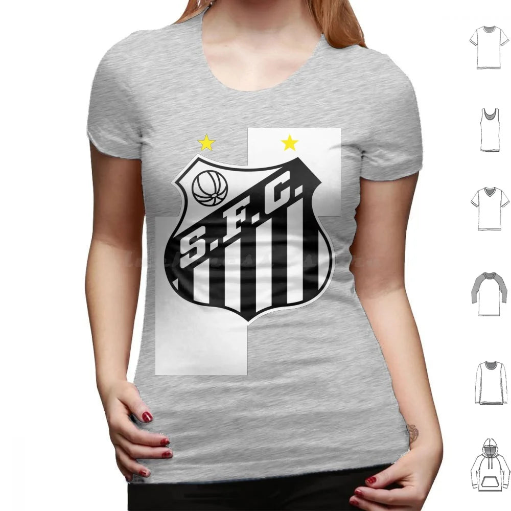 Camiseta Santos FC Style T-Shirt - Algodão
