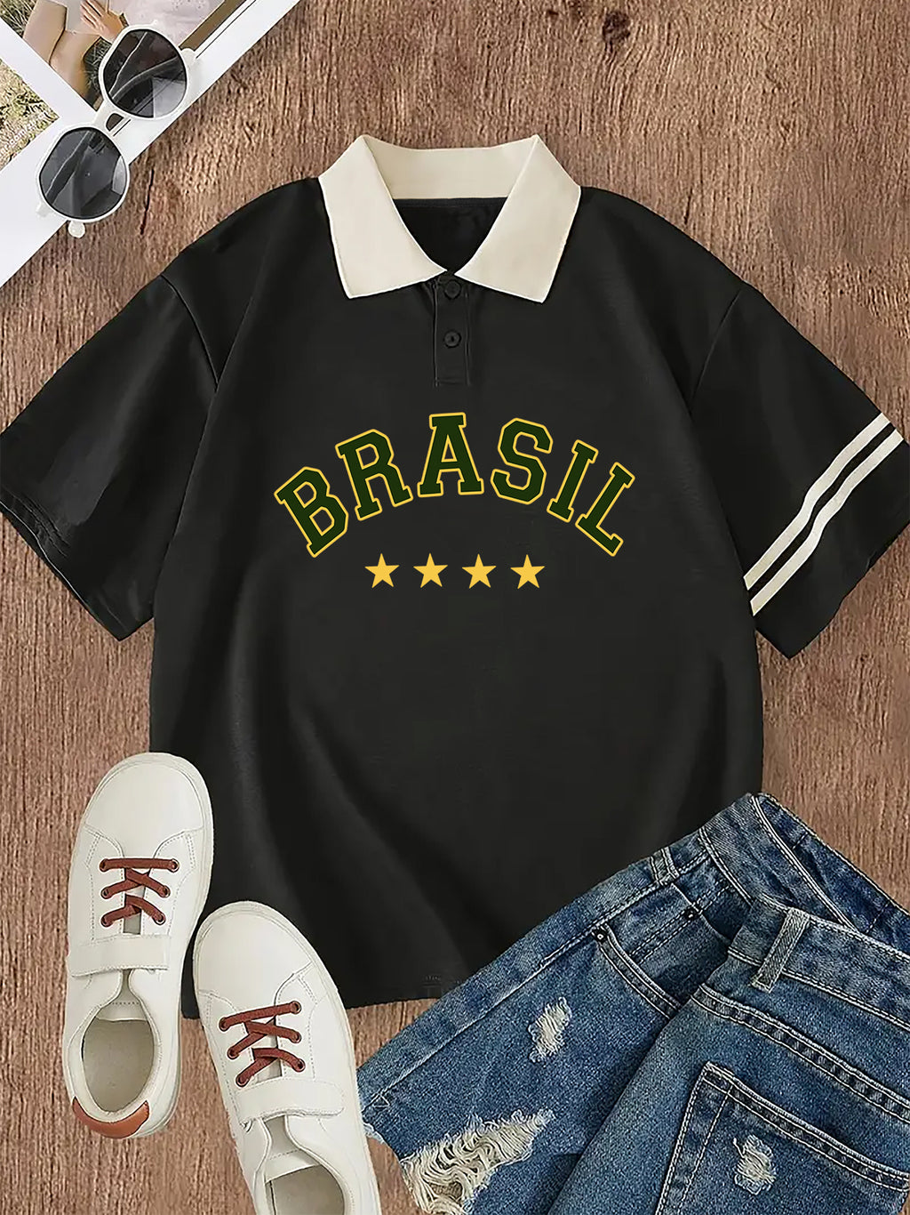 T-shirt Women's Brasil Active Polo
