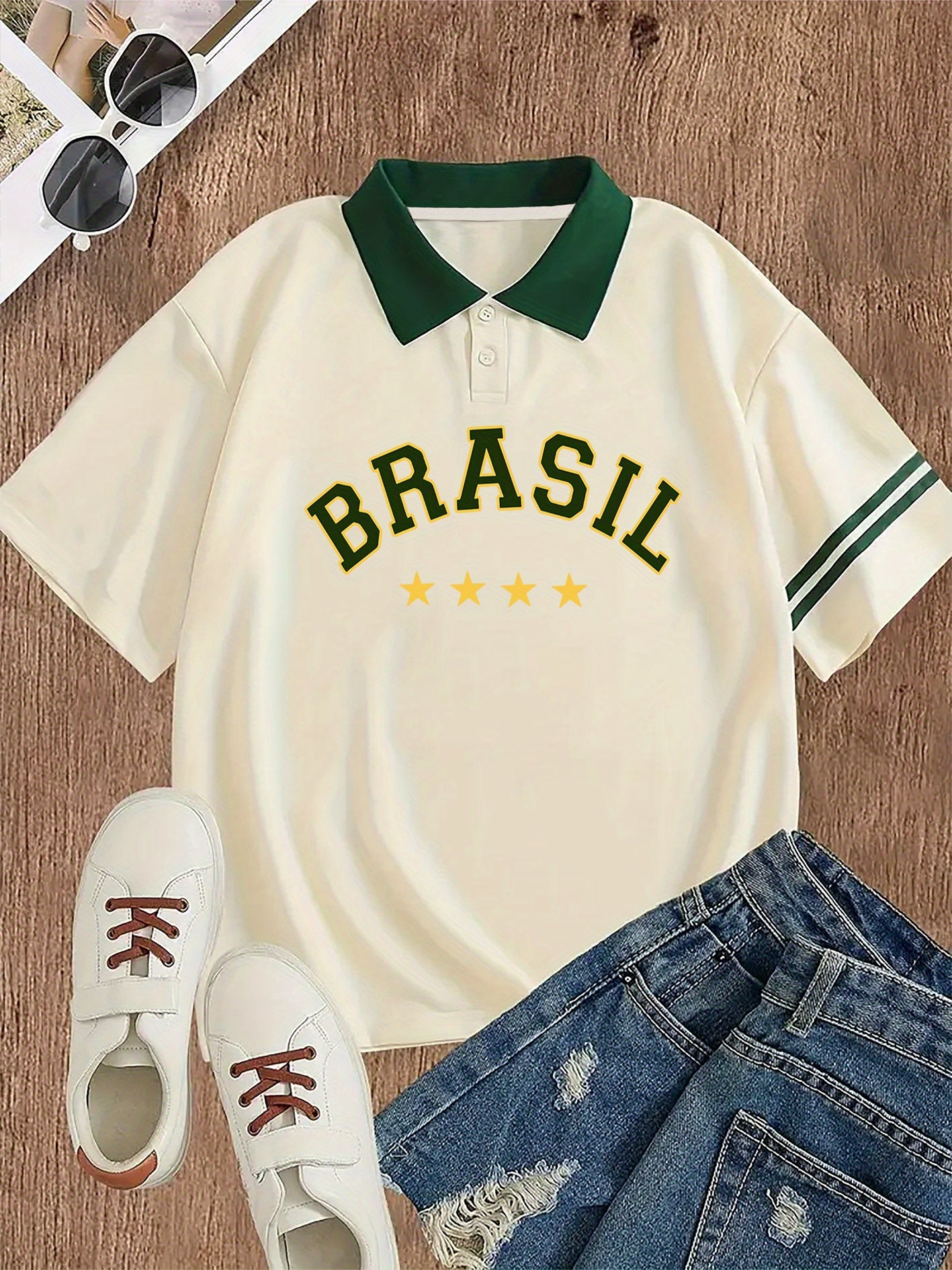 T-shirt Women's Brasil Active Polo