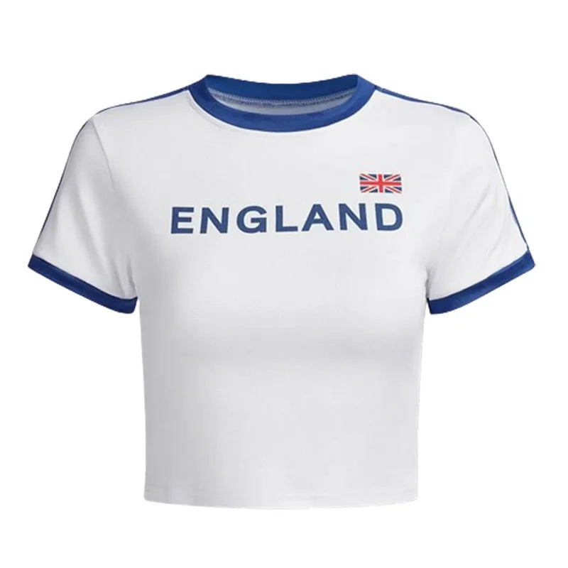Camiseta Aesthetic England Crop