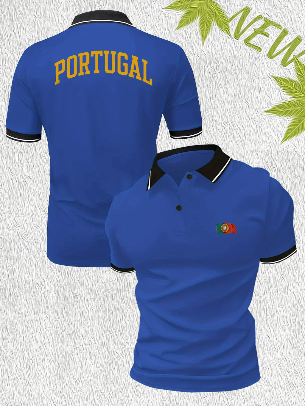 Camisa Portugal Premium Polo Men's Golf Shirt