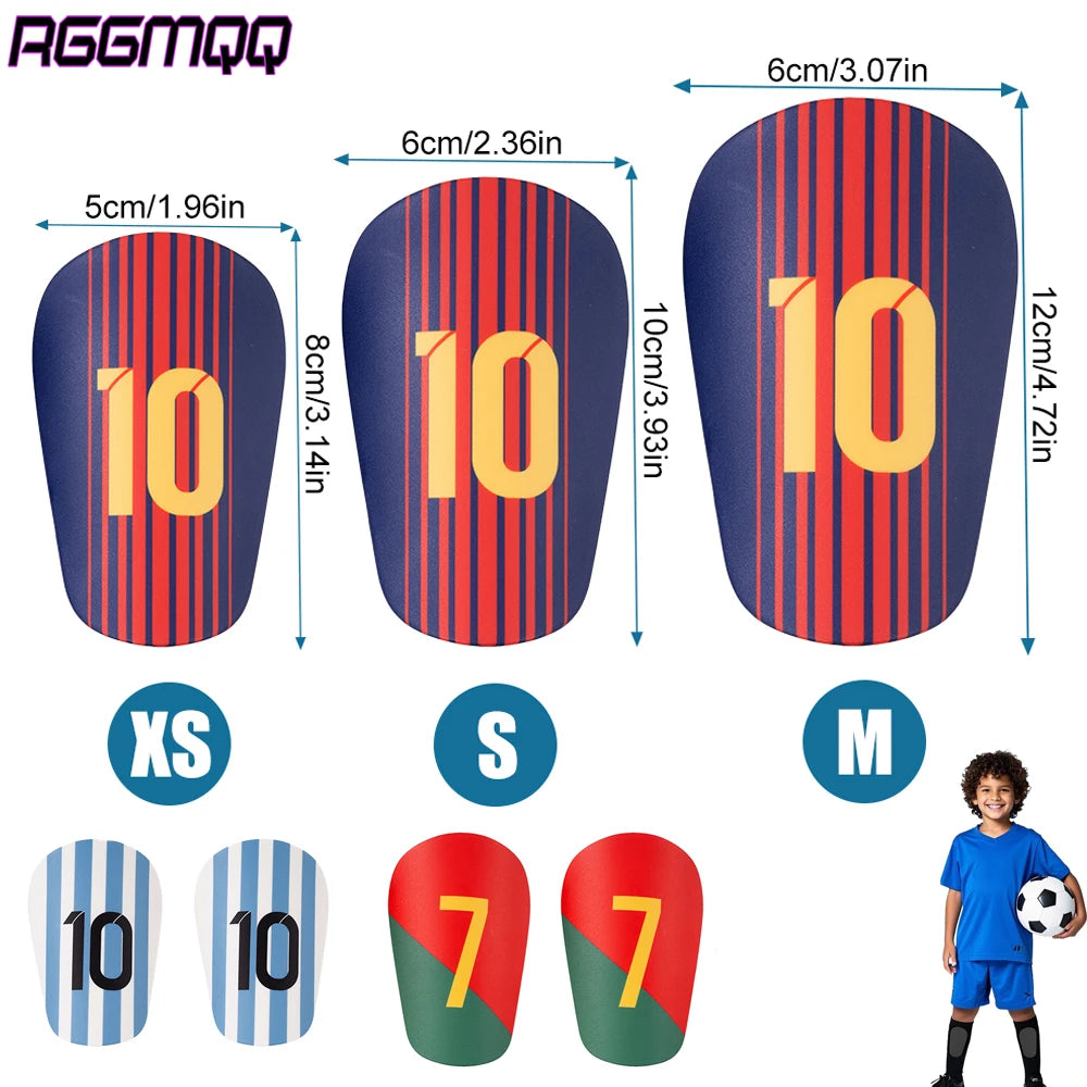 Caneleira Mini Soccer Shin Guards (1 Pair) - Ultra leve para Infantil/Adulto