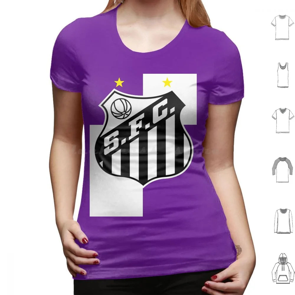Camiseta Santos FC Style T-Shirt - Algodão