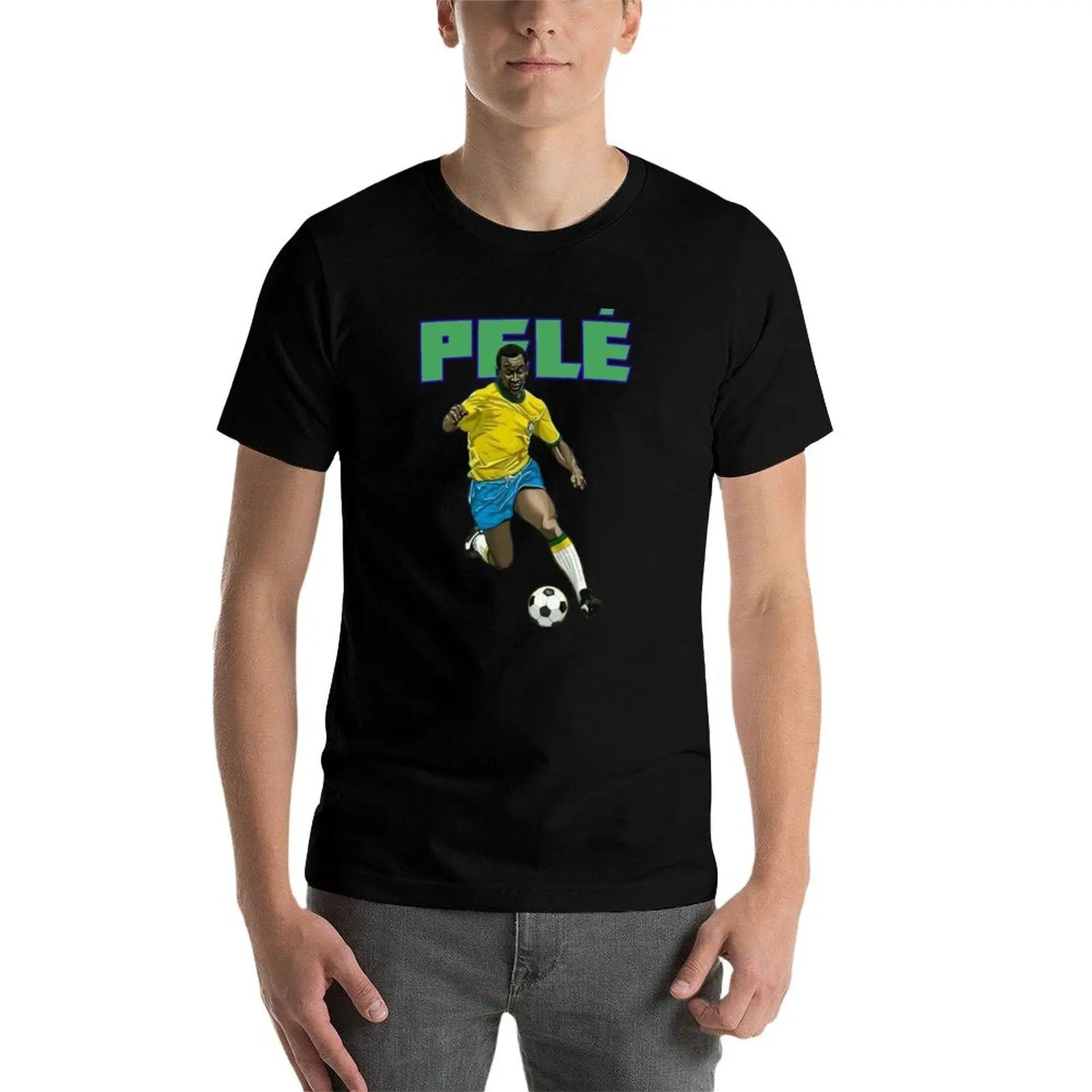Camiseta Pelé Masculina – Algodão Premium 100% – Estampa Exclusiva
