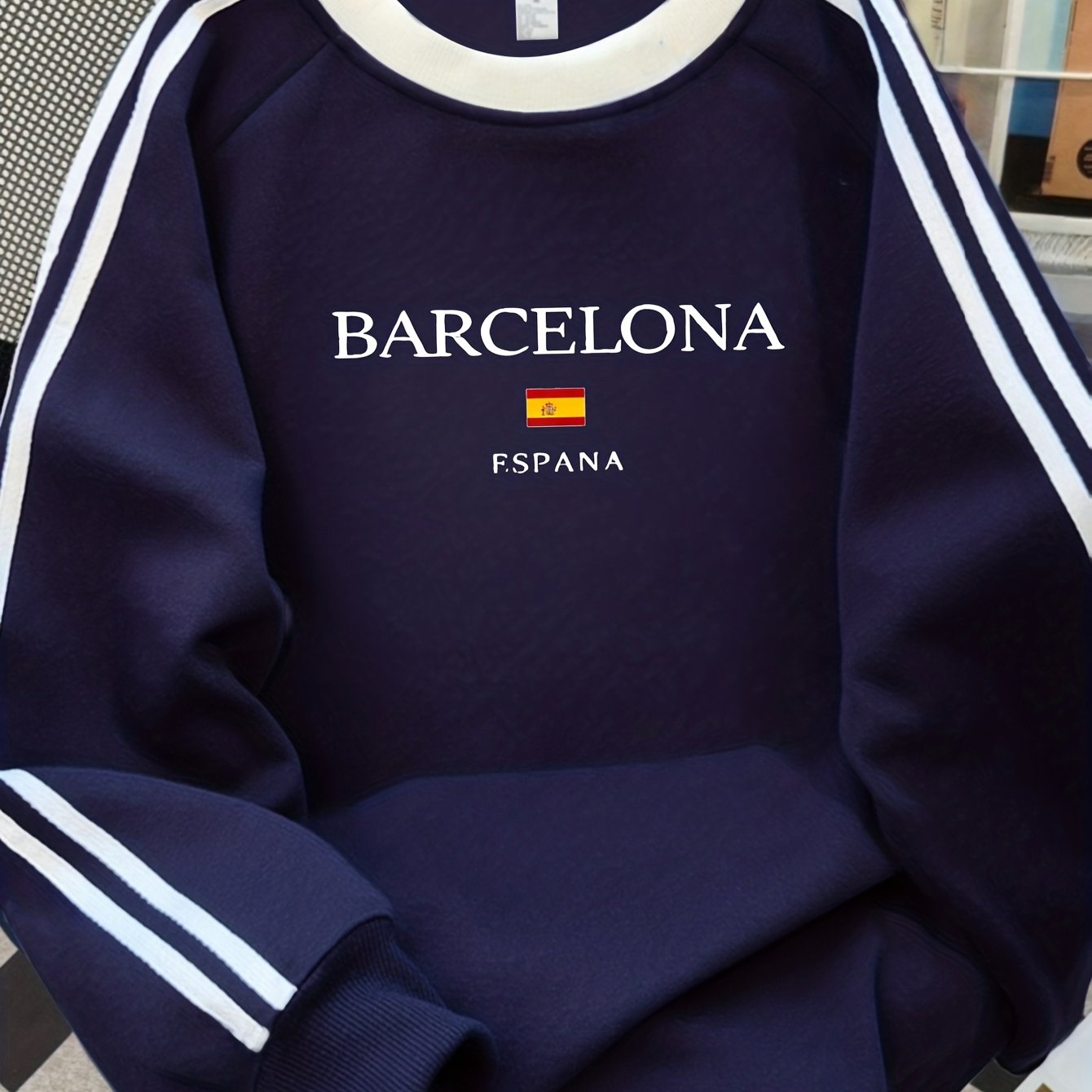 Moletom Barcelona Vintage Crew