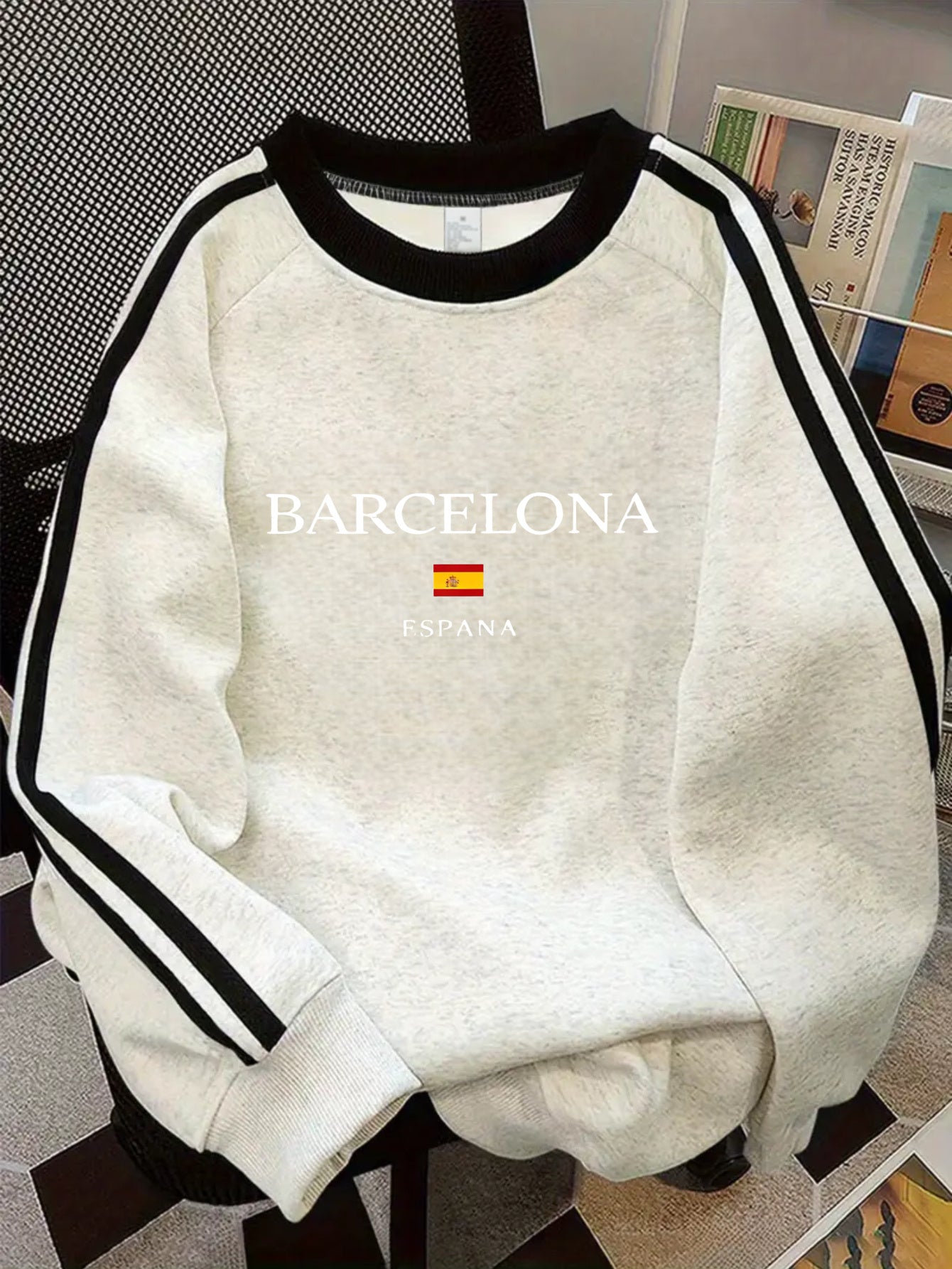 Moletom Barcelona Vintage Crew