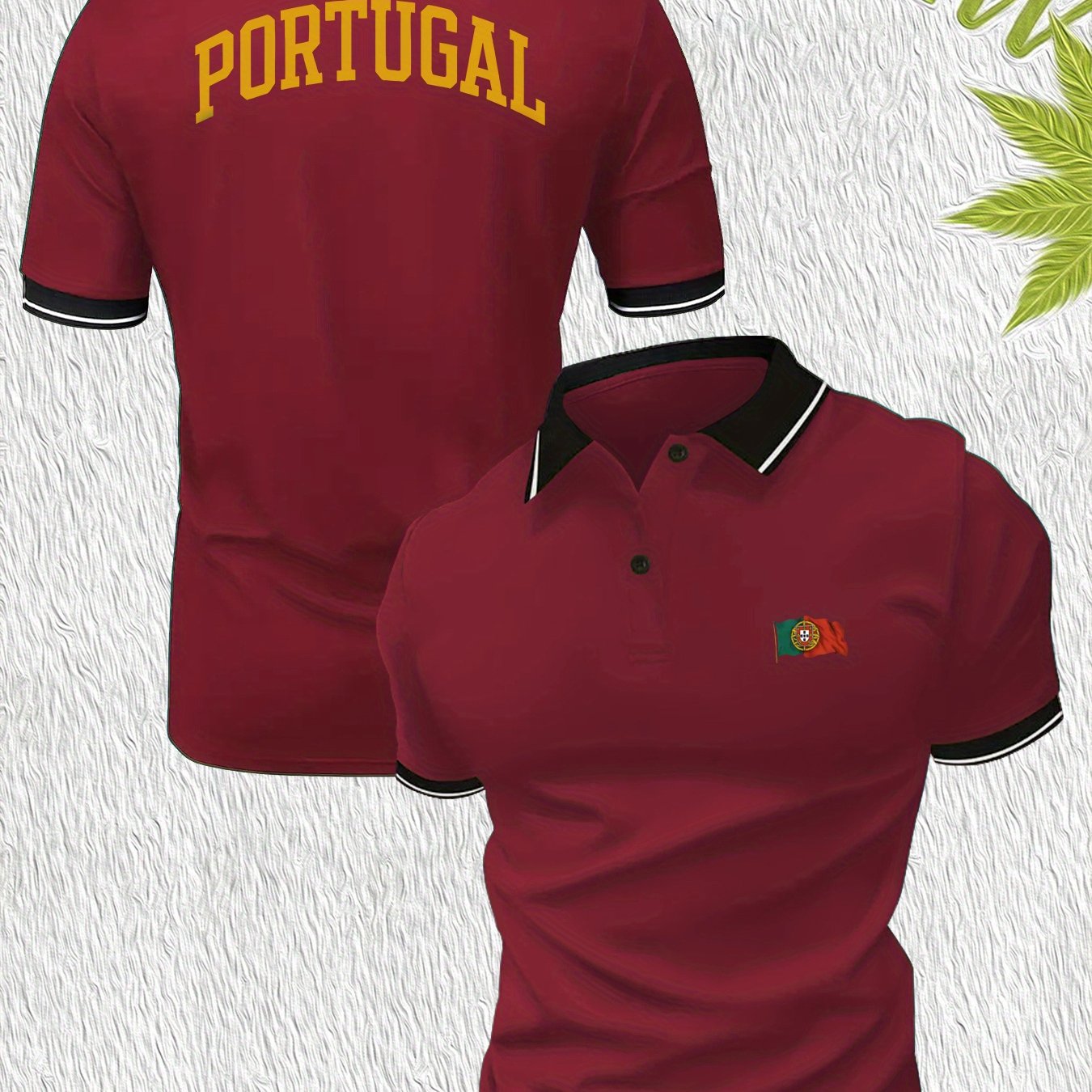 Camisa Portugal Premium Polo Men's Golf Shirt