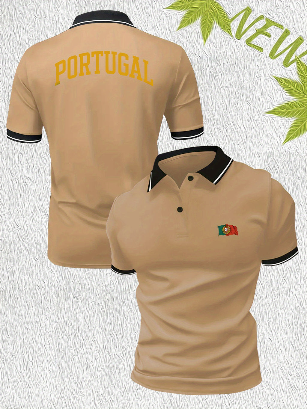 Camisa Portugal Premium Polo Men's Golf Shirt