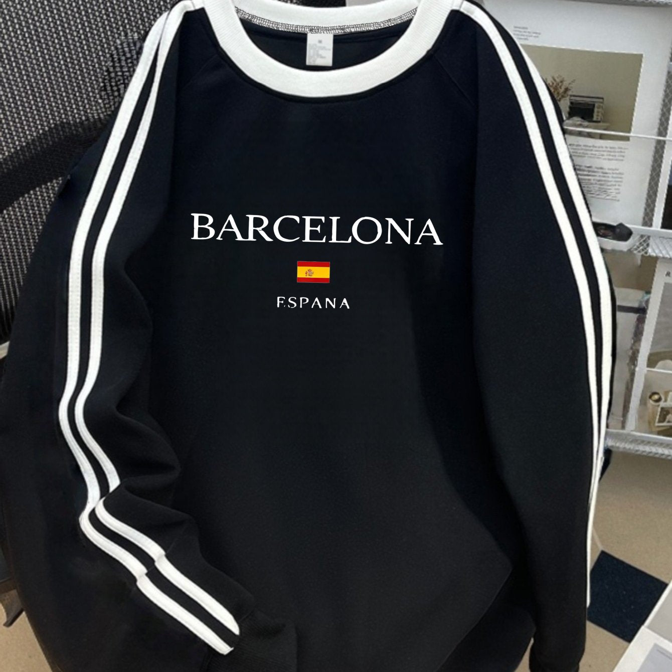 Moletom Barcelona Vintage Crew