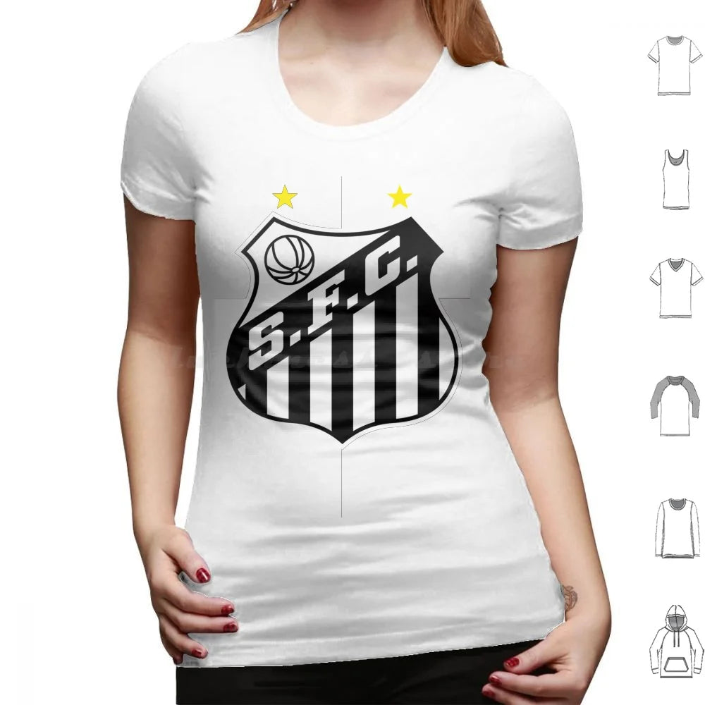 Camiseta Santos FC Style T-Shirt - Algodão