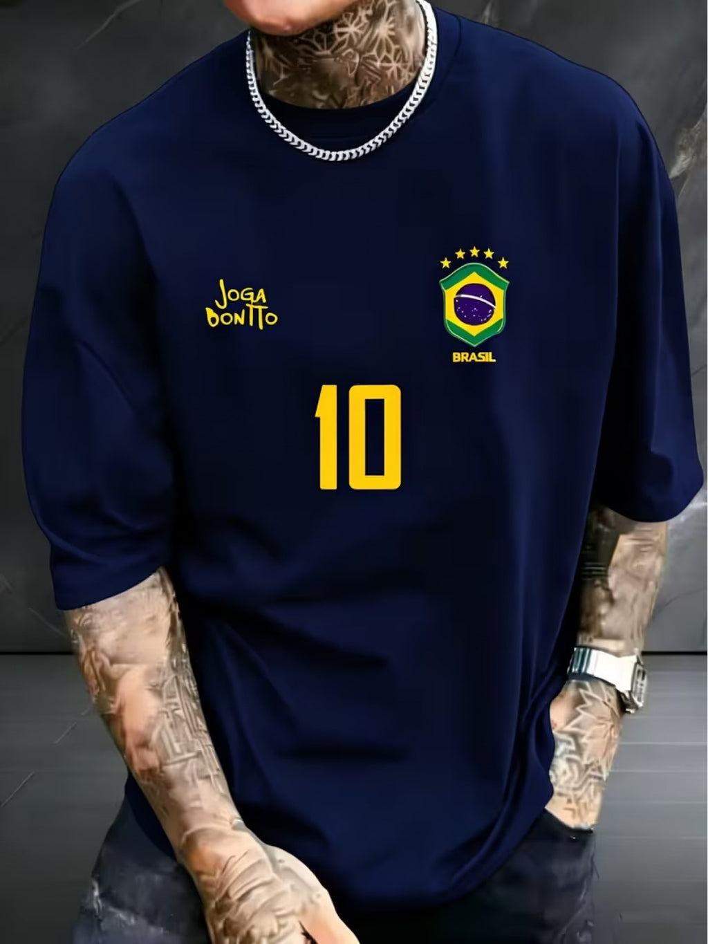 Joga Bonito Street Shirt – Premium Fit Camisa 10