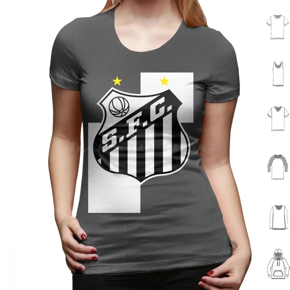 Camiseta Santos FC Style T-Shirt - Algodão