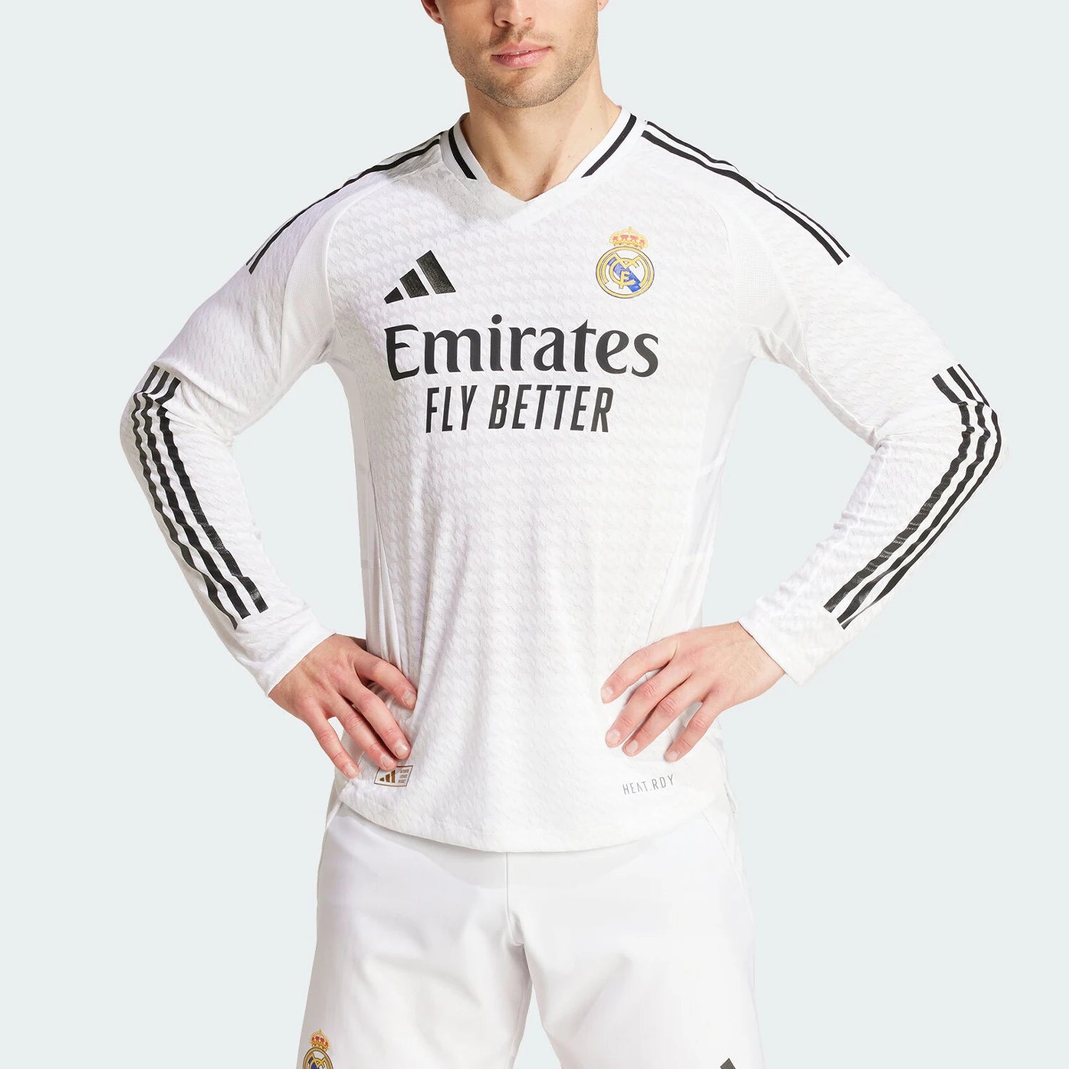 Camisa Real Madrid Player Edition Manga Longa – Adidas Heat.RDY