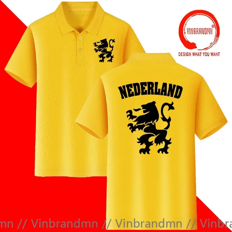 Netherlands Polo Shirt Dutch Lion