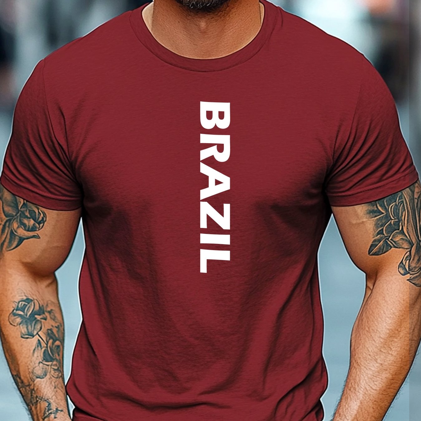 Camiseta Brasil Letters – Algodão Confort