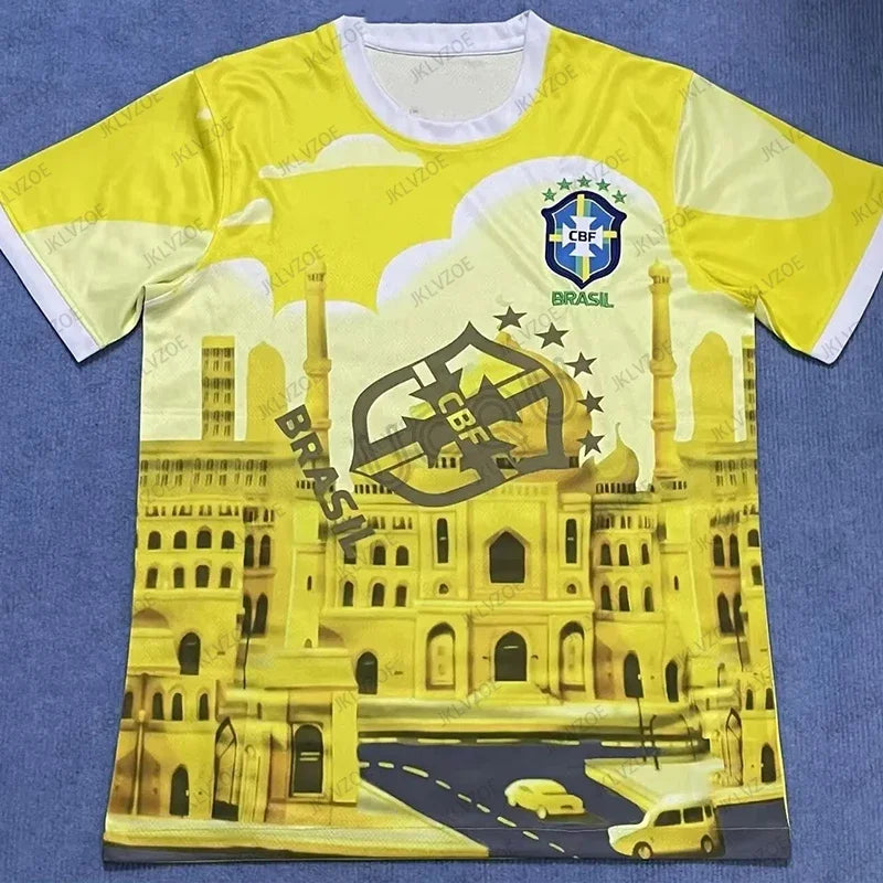Camisa Brasil 2025 – City and Animal Edition - Manga Curta