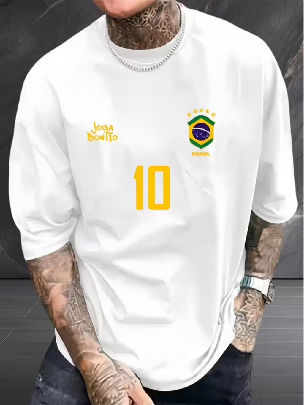 Joga Bonito Street Shirt – Premium Fit Camisa 10