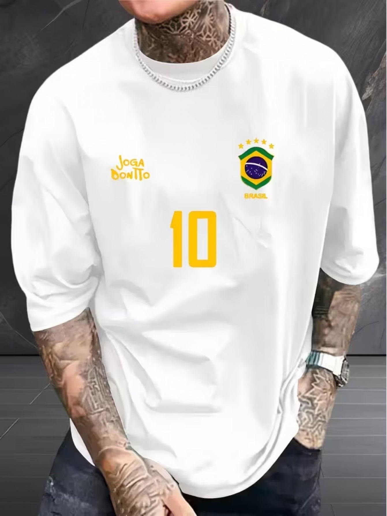 Joga Bonito Street Shirt – Premium Fit Camisa 10