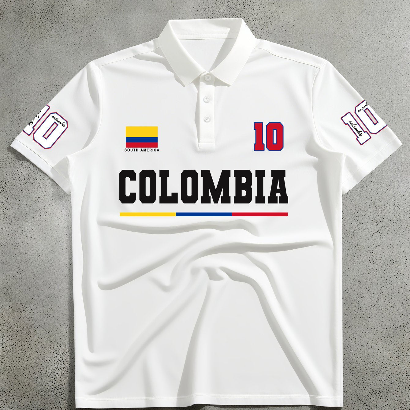 Colombia Retro Polo – Número 10 Edition