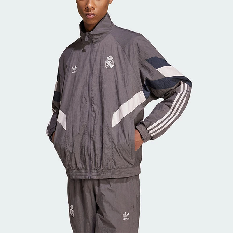 Jaqueta Real Madrid Corta-Vento – Adidas Trefoil
