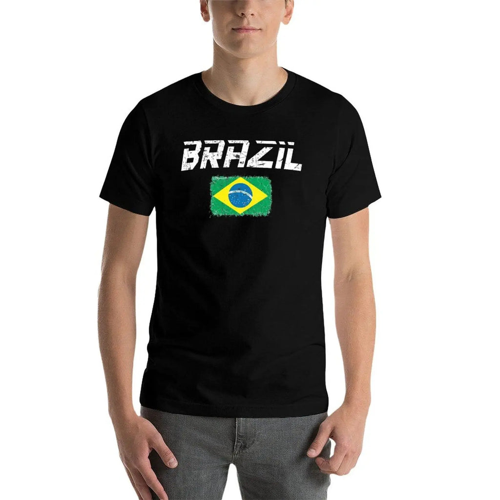Camisa Brazil Soccer Flag 2026 T-Shirt