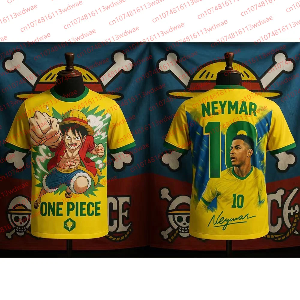 Camisa Anime Brasil – One Piece Special Edition Neymar#10