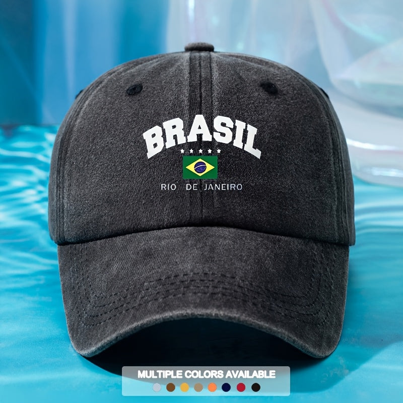 Brasil Rio Dad Hat - Adjustable Baseball Cap/Boné