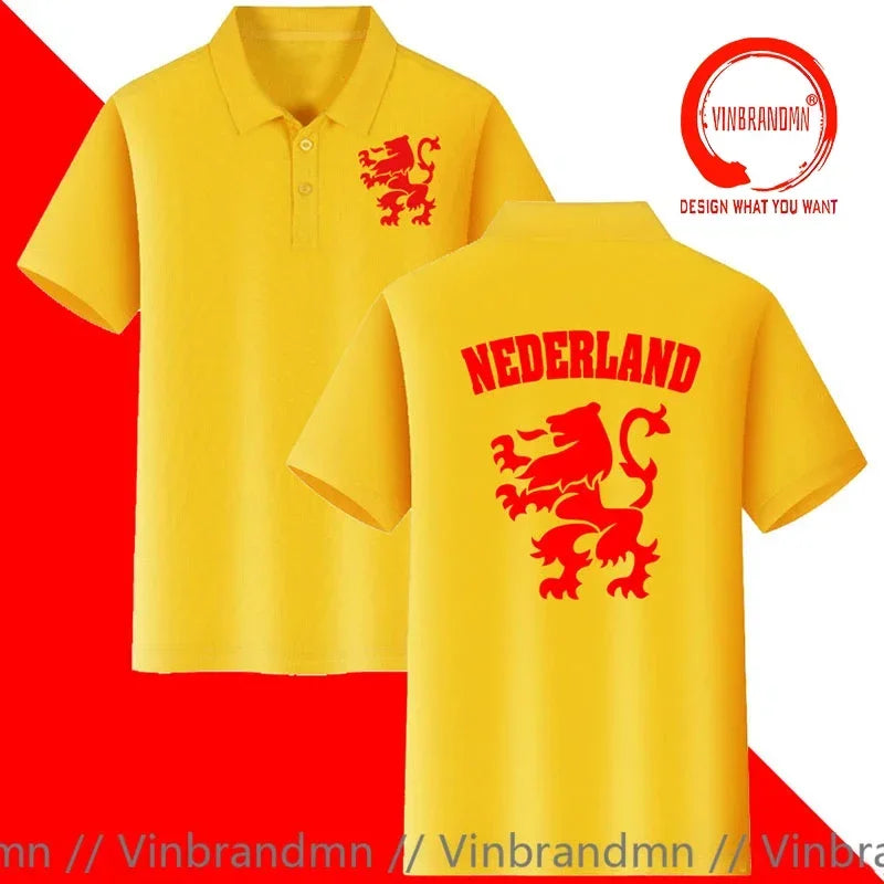 Netherlands Polo Shirt Dutch Lion