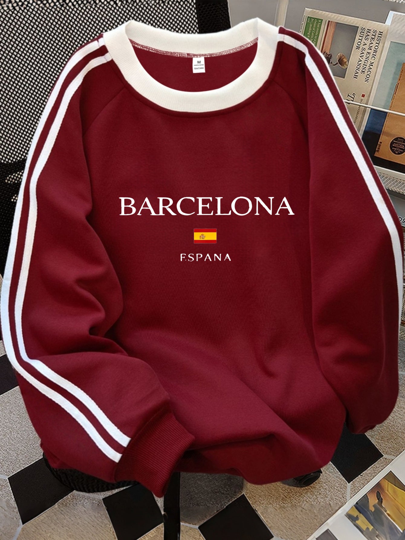 Moletom Barcelona Vintage Crew