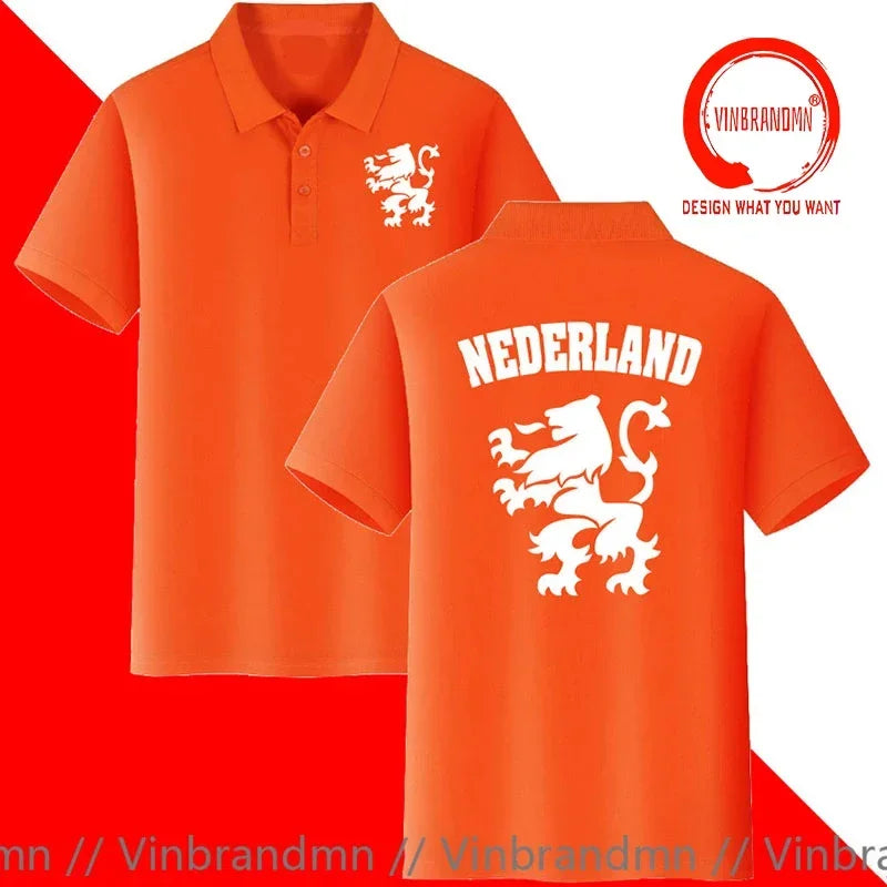 Netherlands Polo Shirt Dutch Lion
