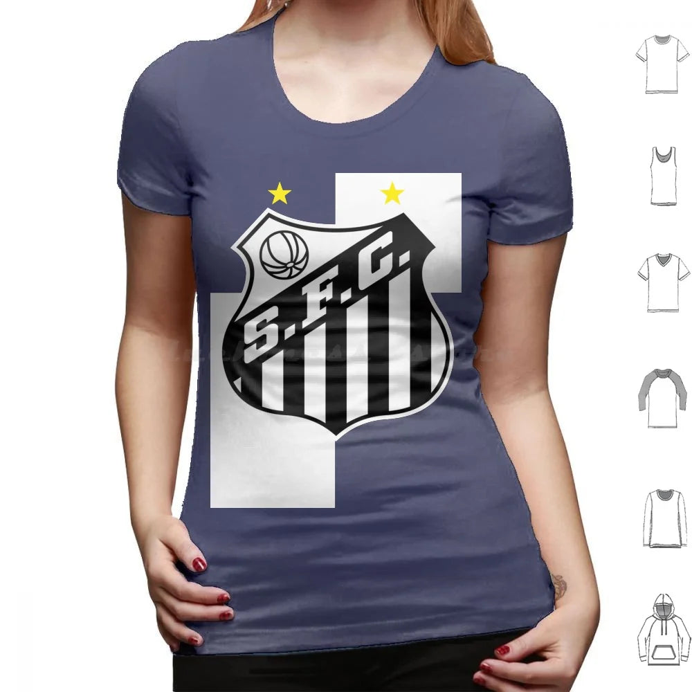Camiseta Santos FC Style T-Shirt - Algodão