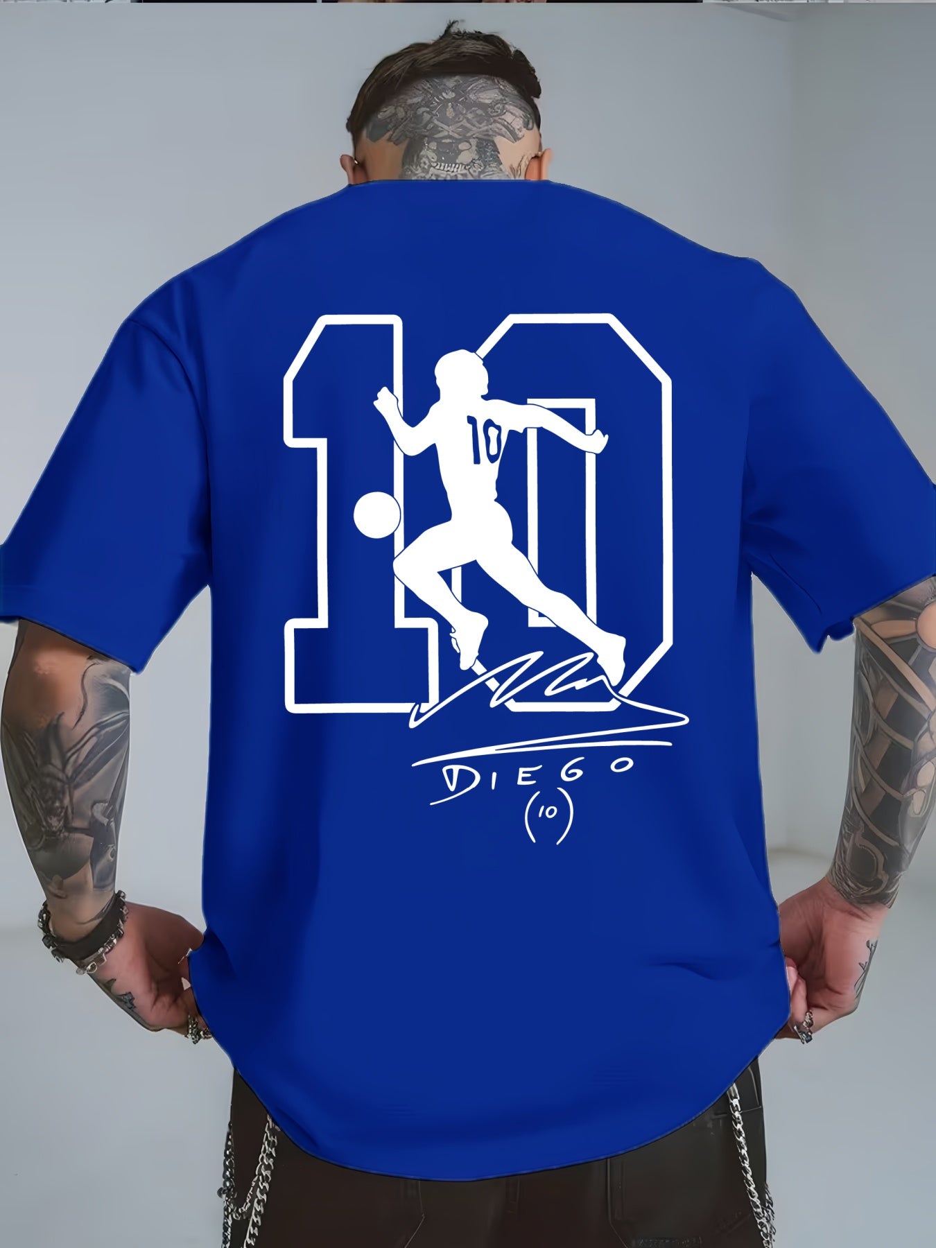 Maradona No. 10 Legacy T-Shirt | Casual Crew Neck