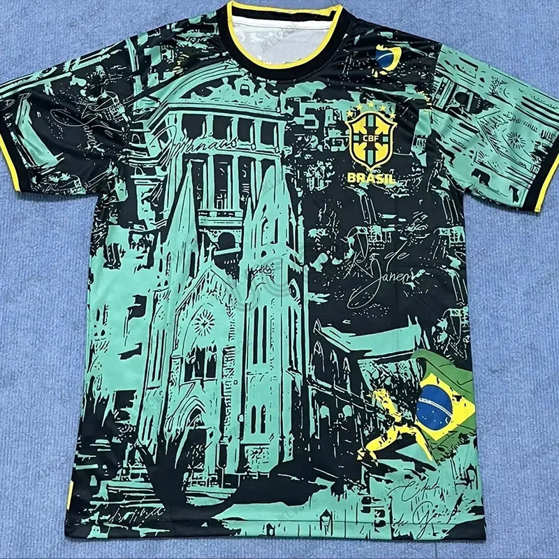 Camisa Brasil 2025 – City and Animal Edition - Manga Curta