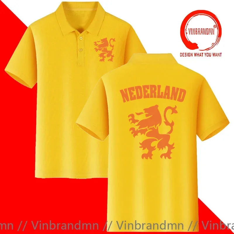 Netherlands Polo Shirt Dutch Lion
