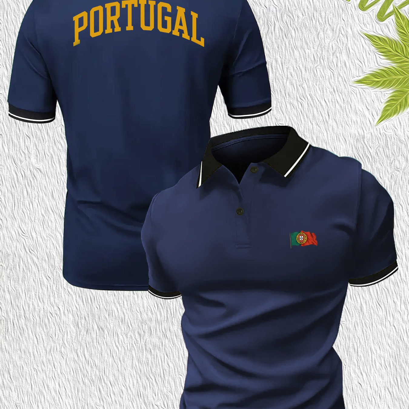 Camisa Portugal Premium Polo Men's Golf Shirt