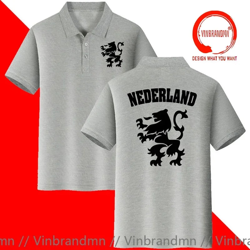 Netherlands Polo Shirt Dutch Lion