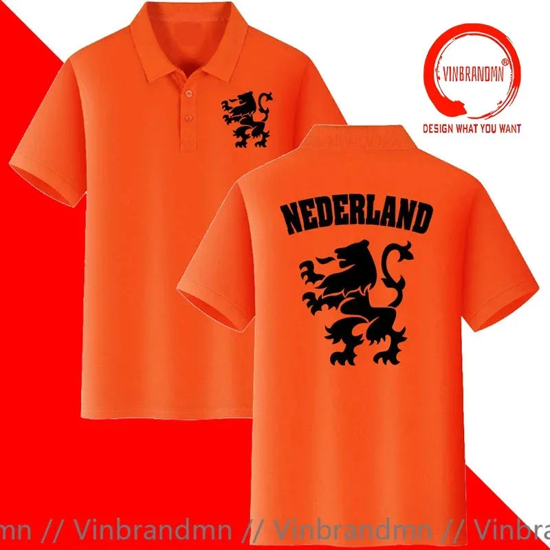 Netherlands Polo Shirt Dutch Lion