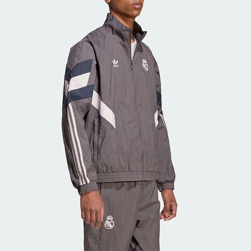 Jaqueta Real Madrid Corta-Vento – Adidas Trefoil
