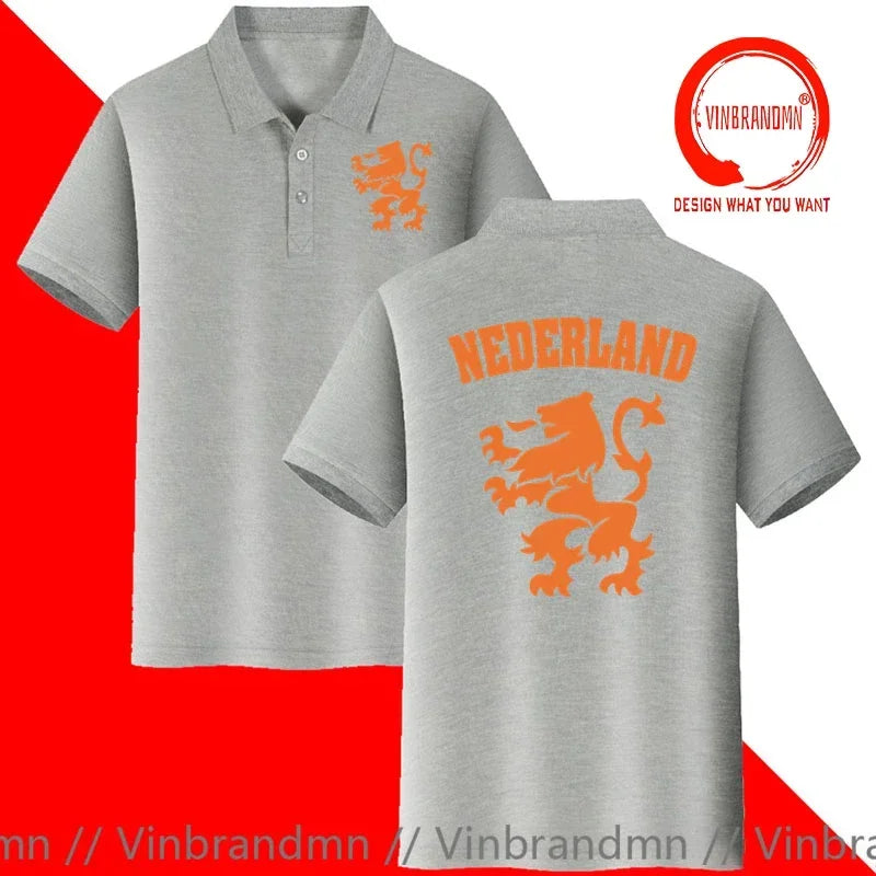 Netherlands Polo Shirt Dutch Lion