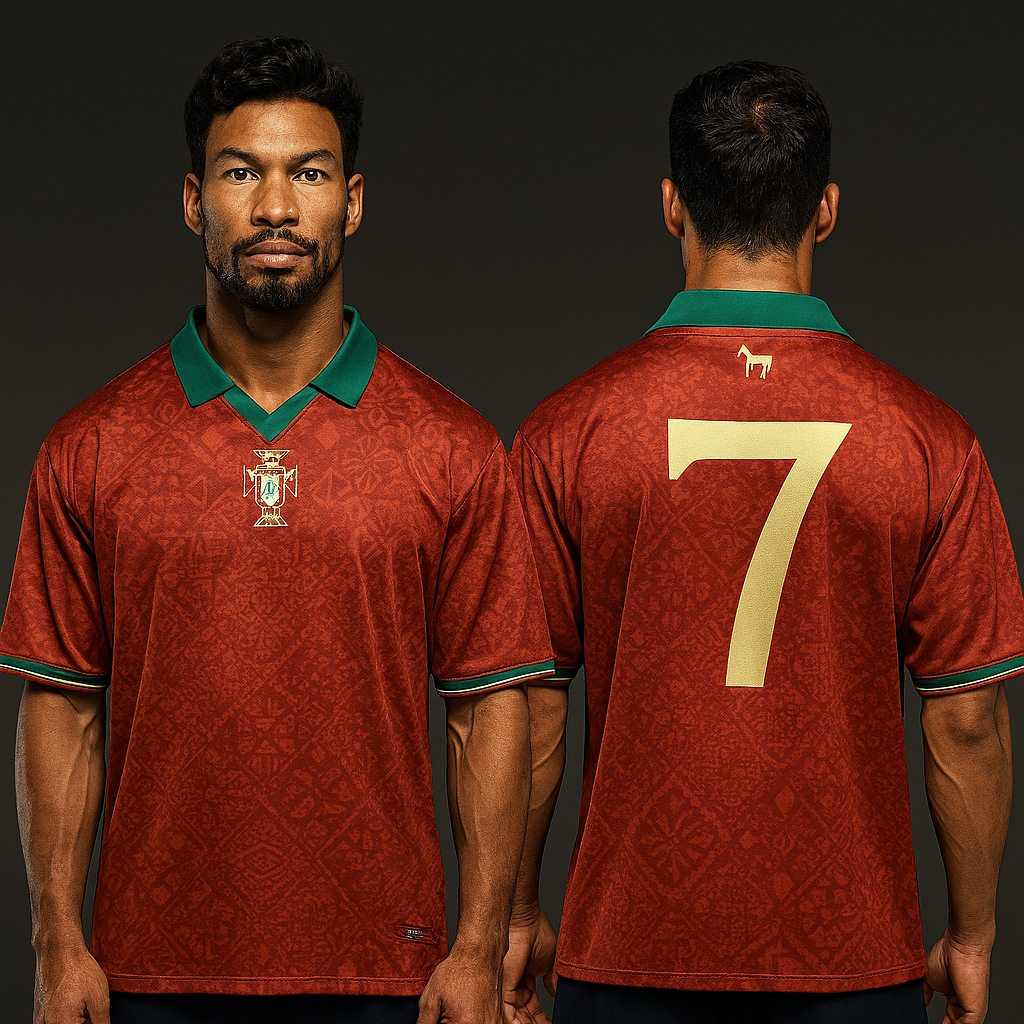 2025 T-shirt Portugal Goat 2025 – Polo C. Ronaldo 7