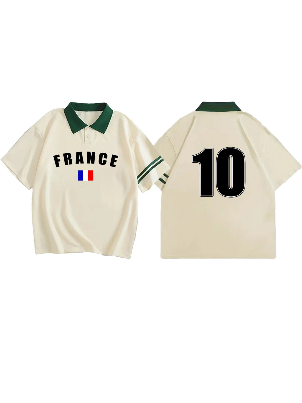 French Women - France Retro Polo 10