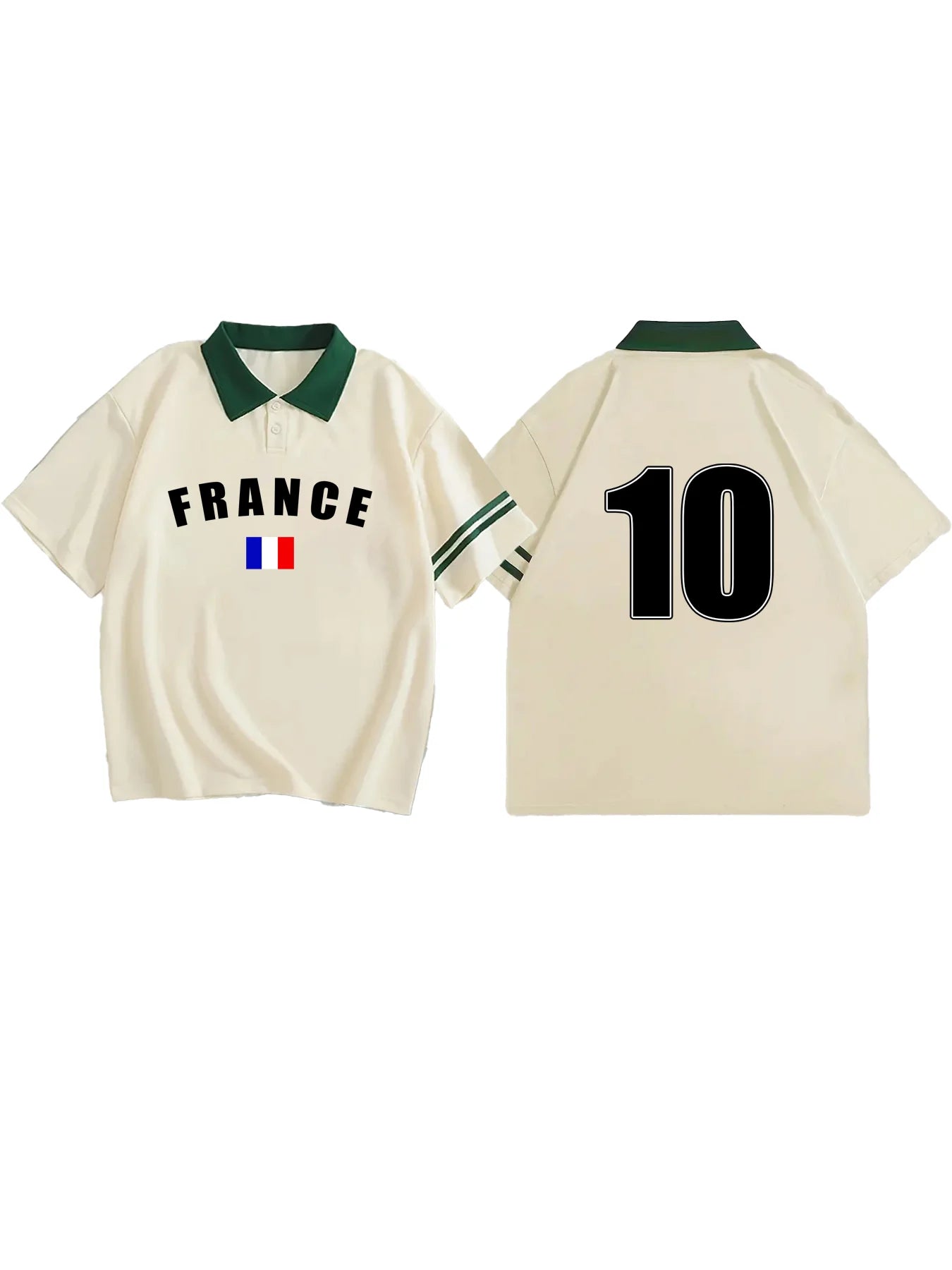 French Women - France Retro Polo 10