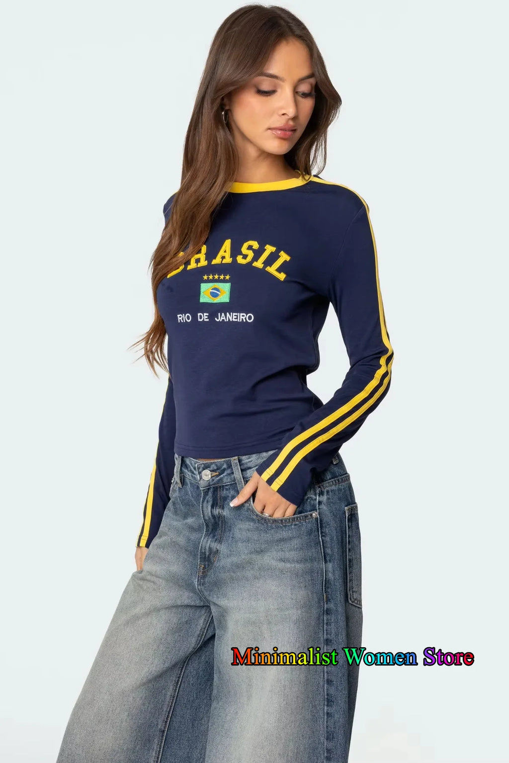 Camiseta Aesthetic Vintage Long Sleeve – Vintage Brazil Y2K Street